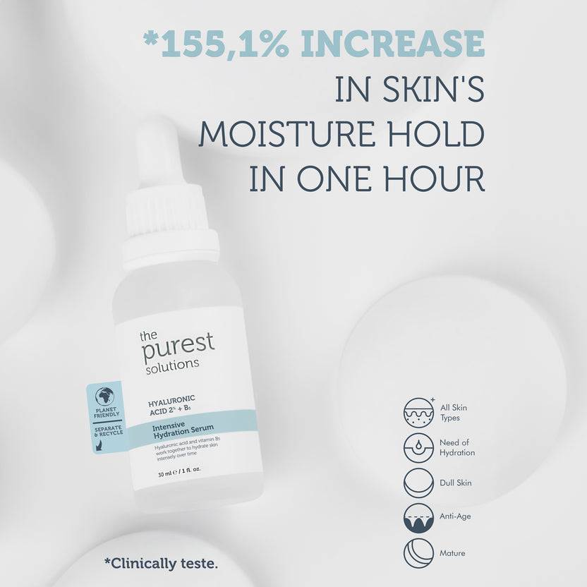 The Purest Solutions 2% Hyaluronic Acid + B5 Intensive Hydration Serum (30ml)