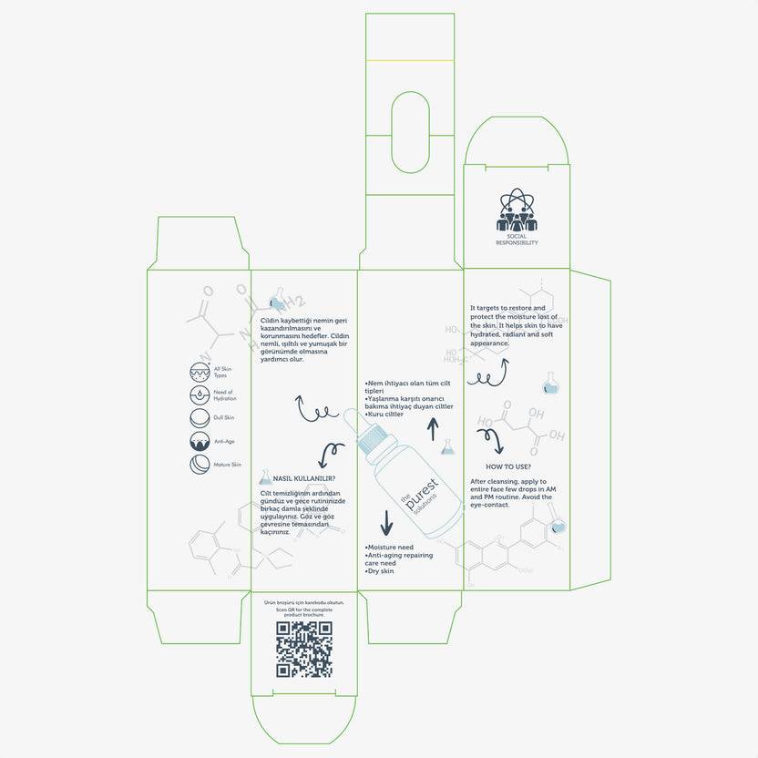 The Purest Solutions 2% Hyaluronic Acid + B5 Intensive Hydration Serum (30ml)