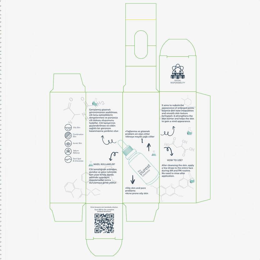 The Purest Solutions 5% Niacinamide + Zinc PCA Intensive Pore Tightening & Lightening Serum (30ml)