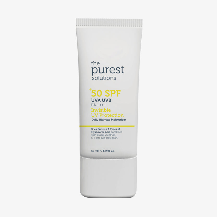 The Purest Solutions 50+ SPF Invisible UV Protection Daily Intensive Moisturizer Sunscreen (50ml)