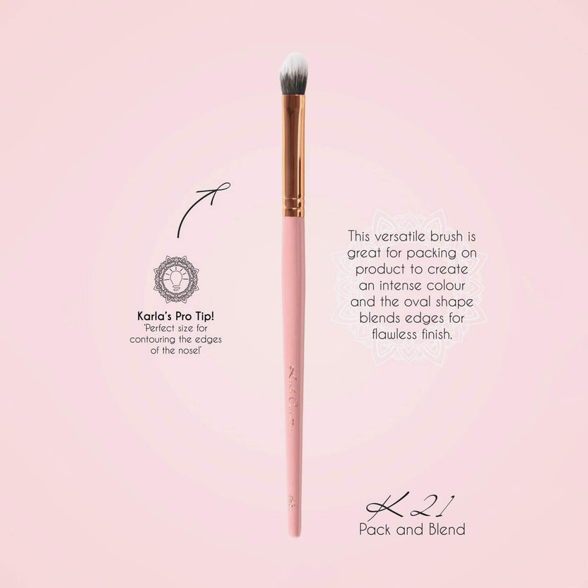 Karla Cosmetics 6 Piece Essential Eye Makeup Brush Set