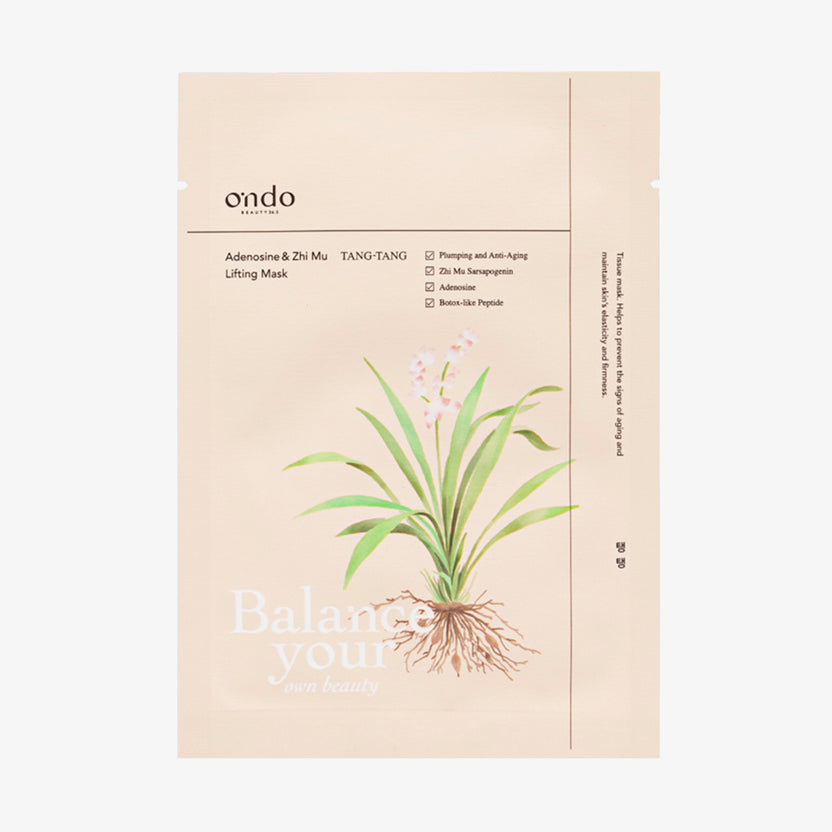 ondo Beauty 36.5 Adenosine & Zhi Mu Lifting Mask Tang-Tang (25ml)