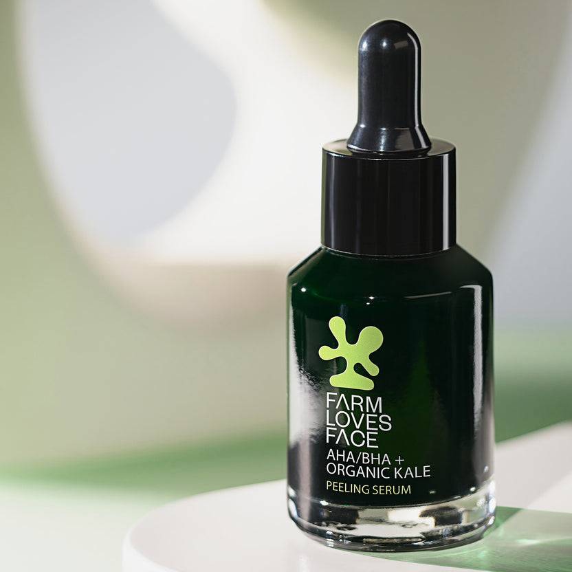 Farm Loves Face AHA/BHA + Organic Kale Peeling Serum (28ml)