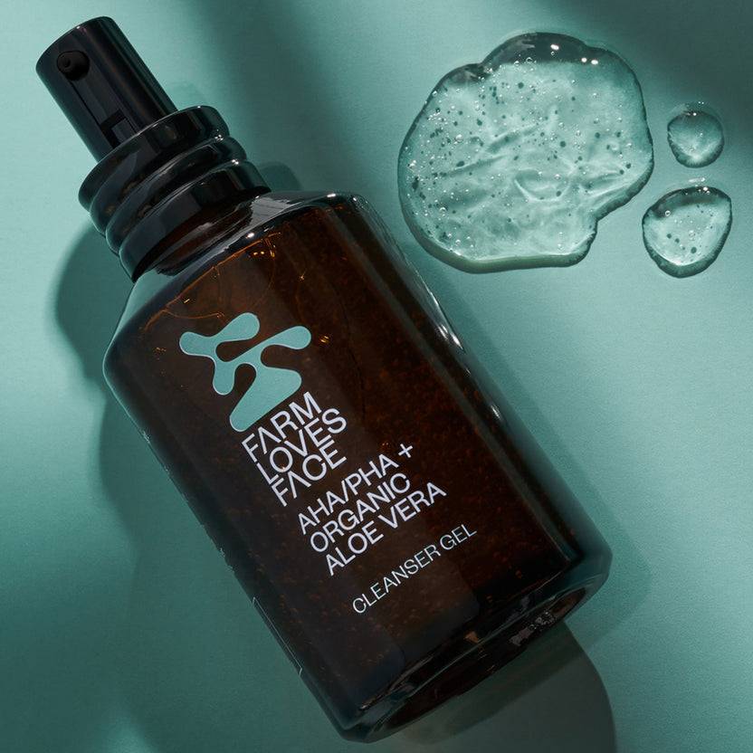 Farm Loves Face AHA/PHA + Organic Aloe Vera Cleanser Gel (120ml)