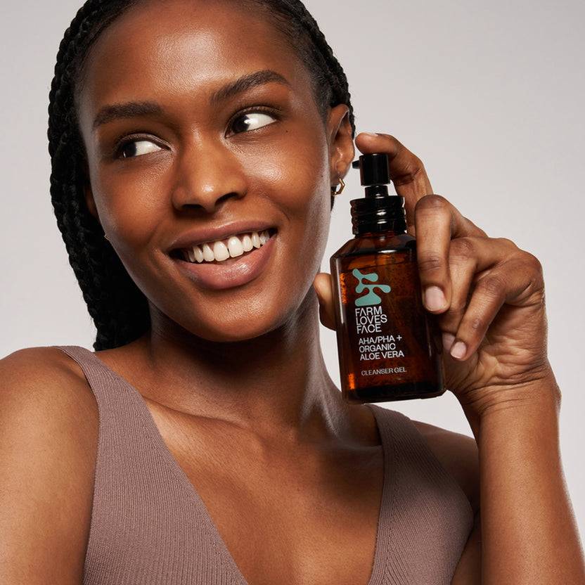 Farm Loves Face AHA/PHA + Organic Aloe Vera Cleanser Gel (120ml)