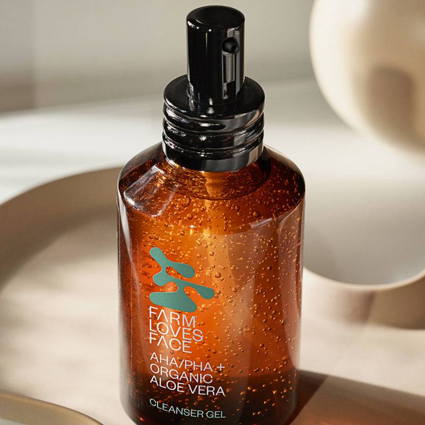 Farm Loves Face AHA/PHA + Organic Aloe Vera Cleanser Gel (120ml)