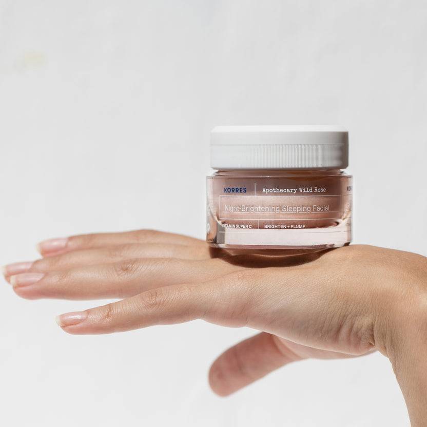 KORRES Apothecary Wild Rose Nachtcreme Für Strahlenden Teint (40ml)