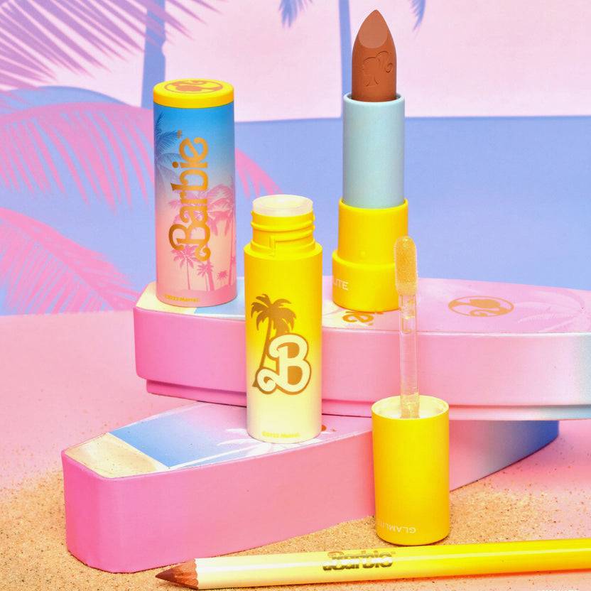 Glamlite Cosmetics Barbie™ X Glamlite At The Beach Lip Kit