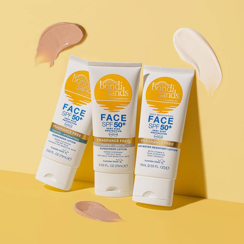 Bondi Sands SPF 50+ Face Lotion Fragrance Free (75ml)