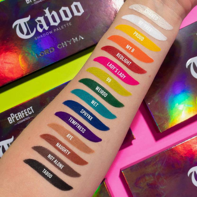 BPerfect Cosmetics BPerfect Cosmetics X Lord Chyna Taboo Palette (53.8g)