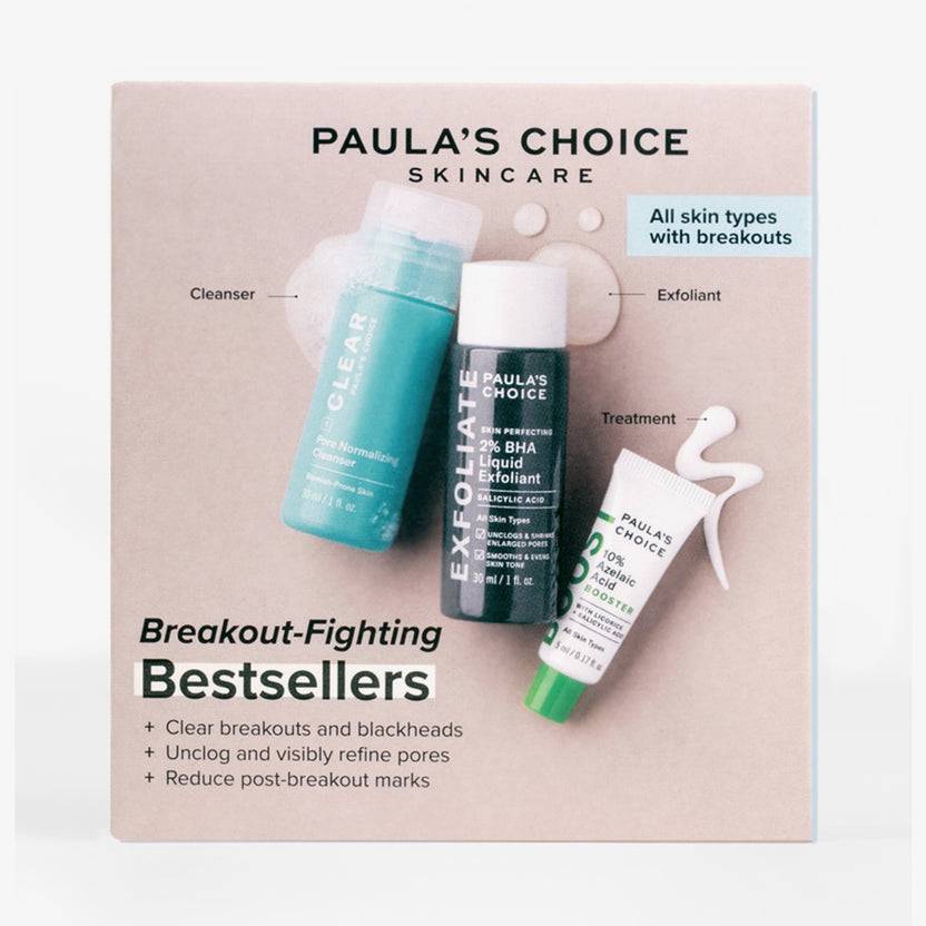 Paula's Choice Breakout-Fighting Bestsellers Trial Kit