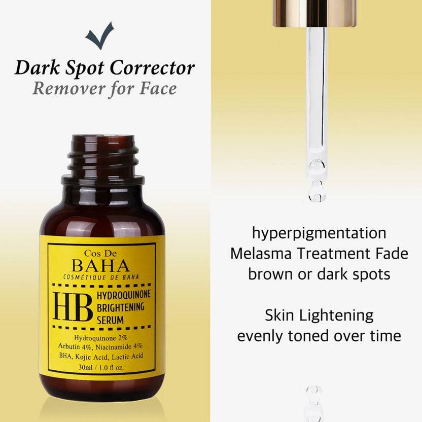 Cos De Baha Hydroquinone 2% Serum 30ml (HB) (30ml)