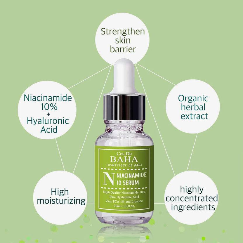 Cos De Baha Niacinamide Serum 30ml (N) (30ml)