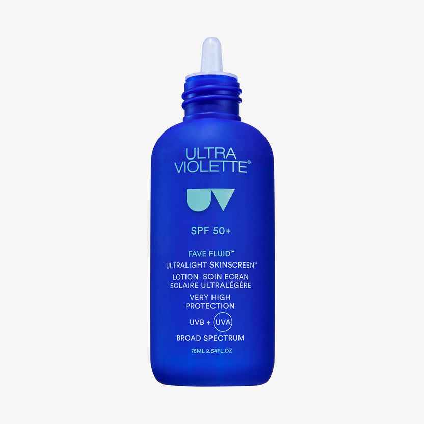 Ultra Violette Fave Fluid SPF50+ Lightweight Fragrance-Free Skinscreen (75ml)