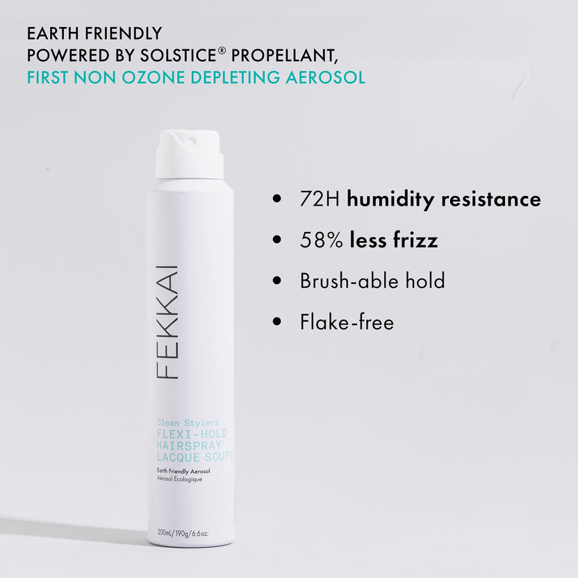 FEKKAI Green Aerosol Flexi-Hold Hair Spray (200ml)