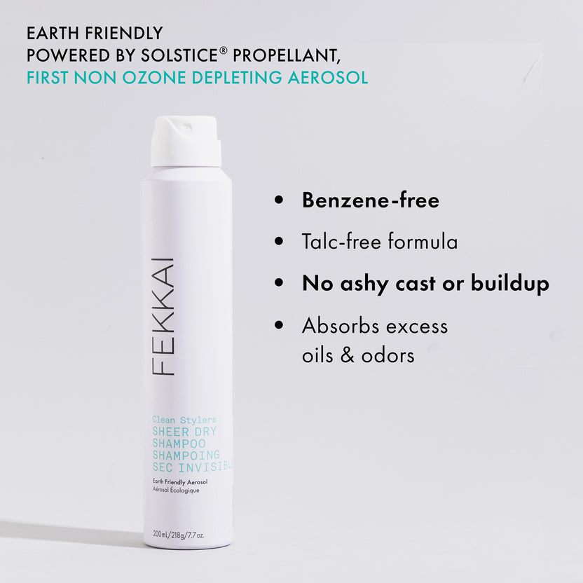 FEKKAI Green Aerosol Sheer Dry Shampoo (50ml)