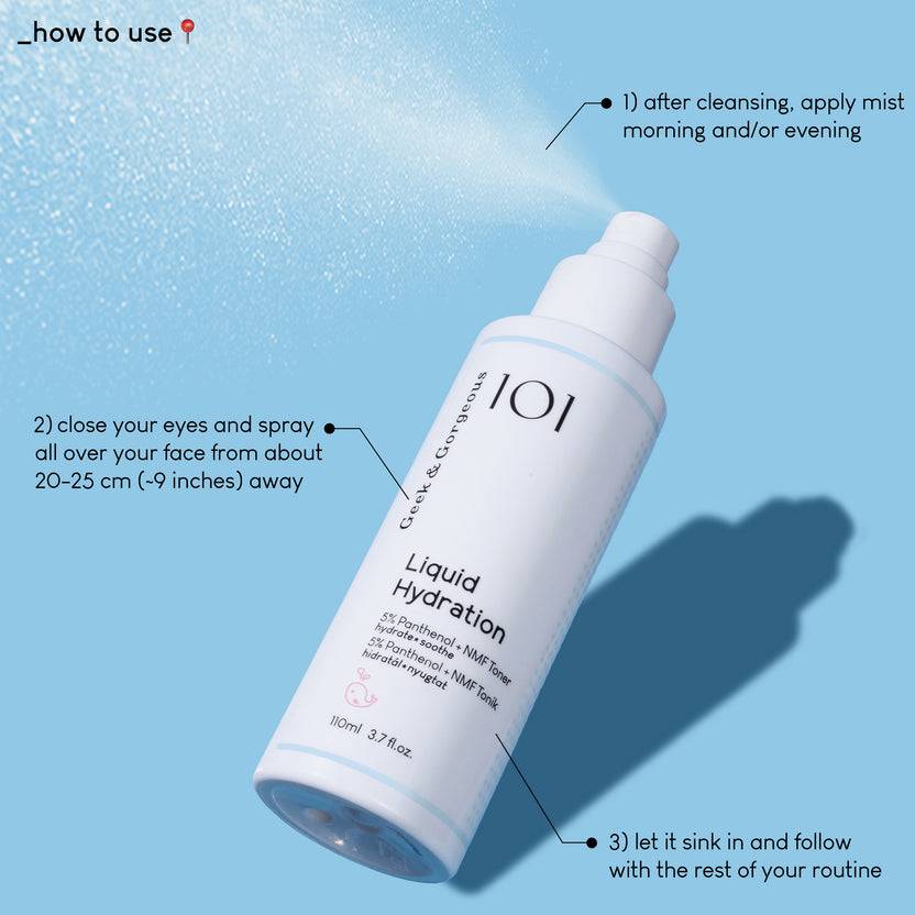 Geek & Gorgeous Liquid Hydration (110ml)