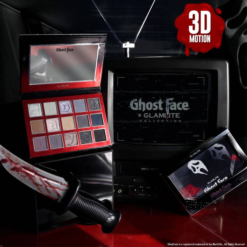 Glamlite Cosmetics Ghost Face™ Lives X Glamlite 15 Color Palette (16g)