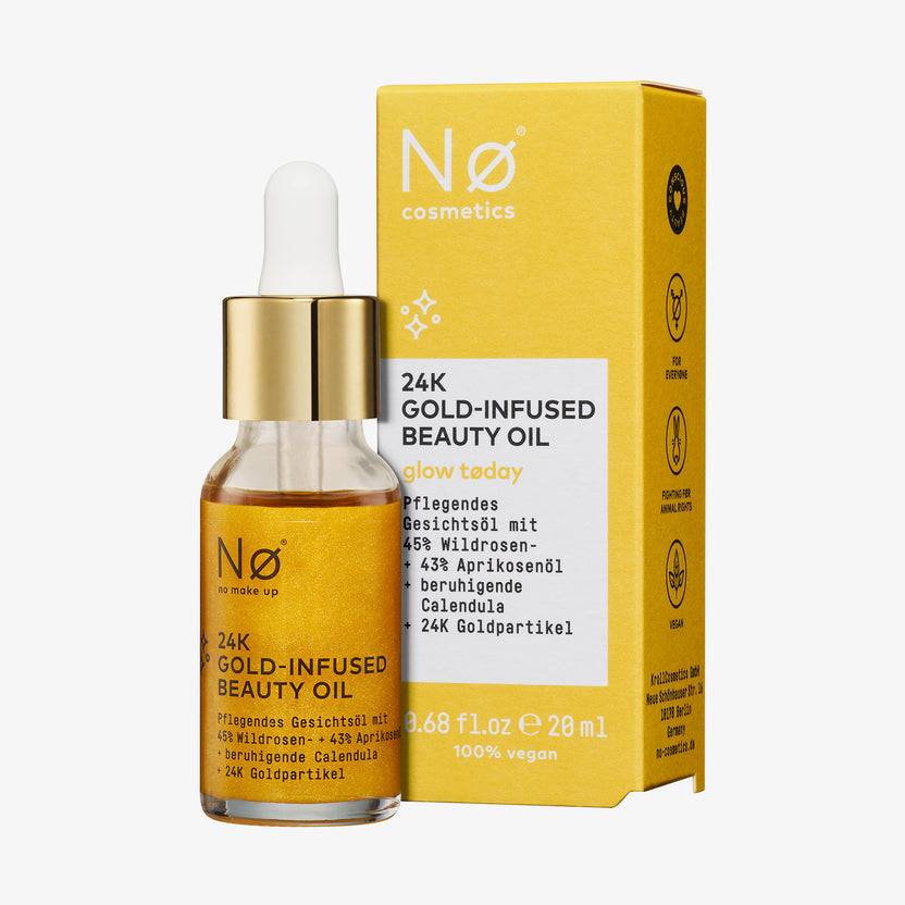 Nø Cosmetics Glow Tøday 24K Gold-Infused Beauty Oil (20ml)