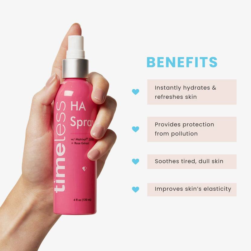 Timeless Skin Care HA ROSE SPRAY W/ Matrixyl 3000 (120ml)
