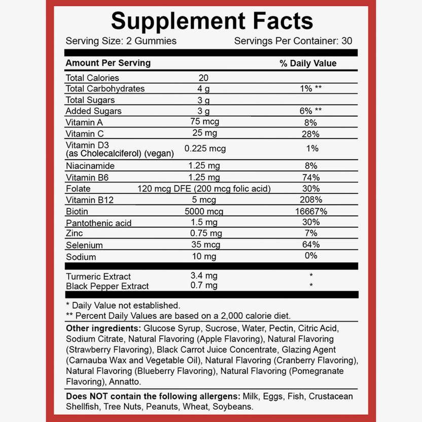 HAIRtamin Gummy Stars™ 1 Month