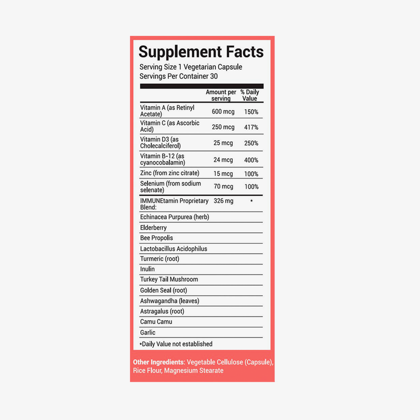 HAIRtamin IMMUNEtamin® 1 Month