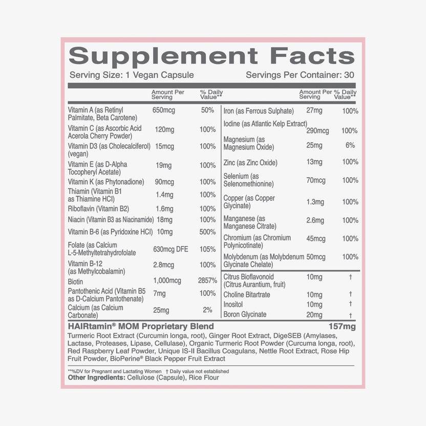 HAIRtamin MOM 6 Month Bundle