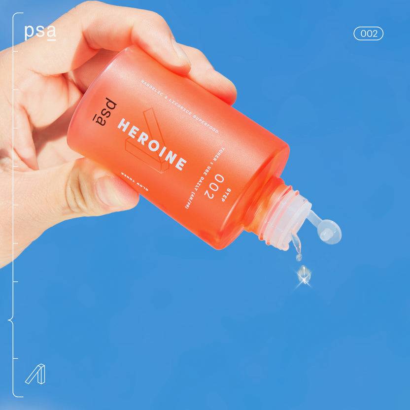 PSA HEROINE Mandelic & Licorice Superfood Glow Toner (100ml)