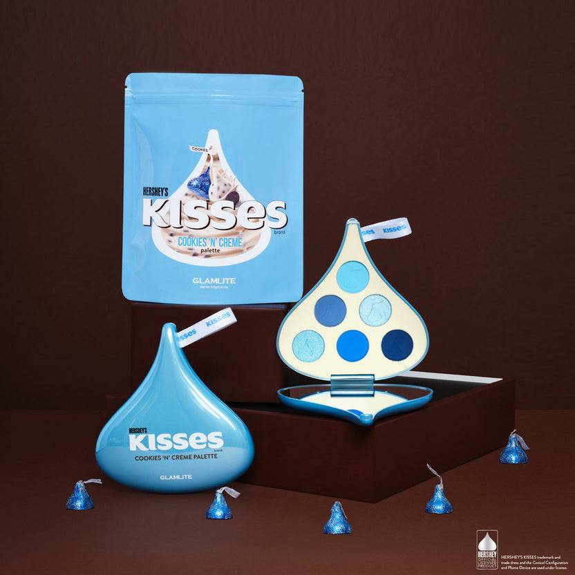 Glamlite Cosmetics Hershey's Kisses X Glamlite Cookies 'N' Creme Palette (6.6g)
