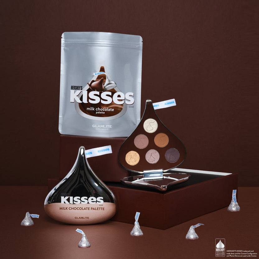Glamlite Cosmetics Hershey's Kisses X Glamlite Milk Chocolate Palette (6.6g)