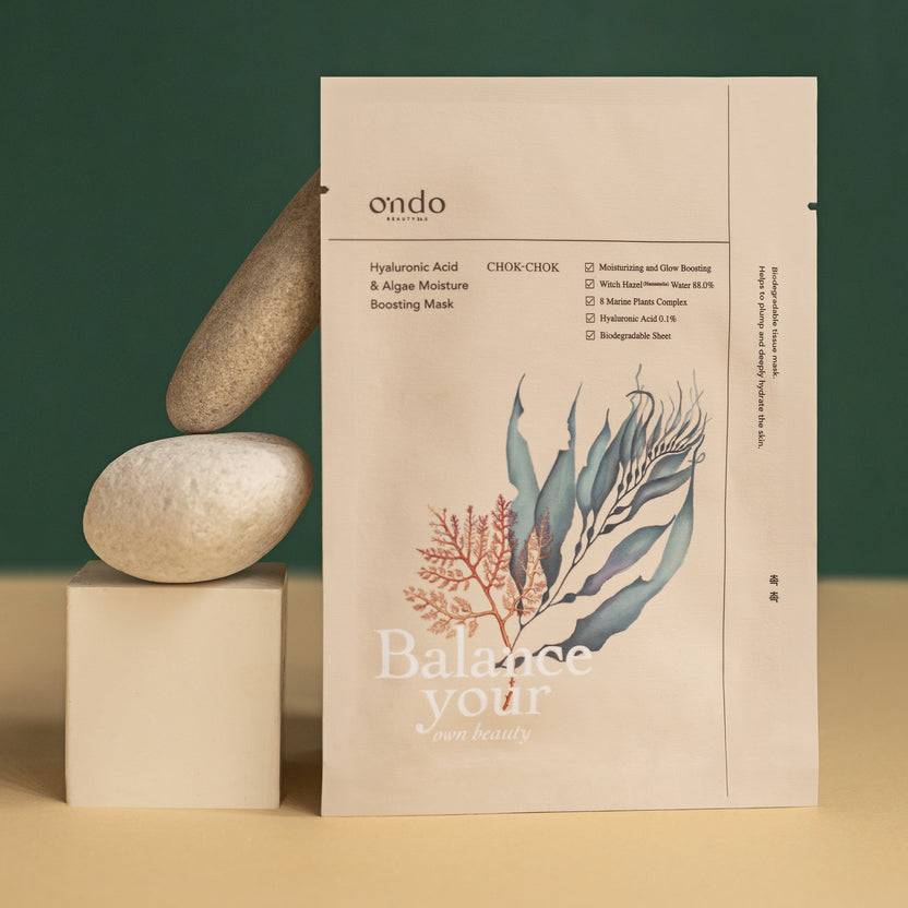 Ondo Beauty 36.5 Hyaluronic Acid & Algae Moisture Boosting Mask Chok-Chok (25ml)