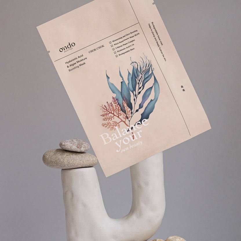 Ondo Beauty 36.5 Hyaluronic Acid & Algae Moisture Boosting Mask Chok-Chok (25ml)