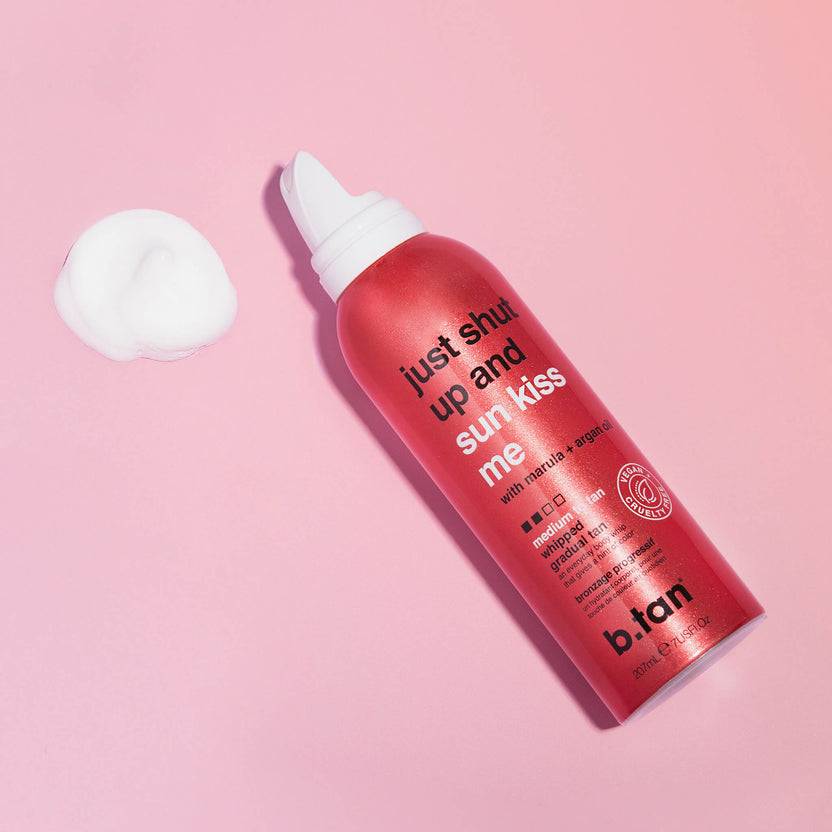 B.tan Just Shut Up & Sunkiss Me - Medium To Tan Everyday Glow Whip (207ml)