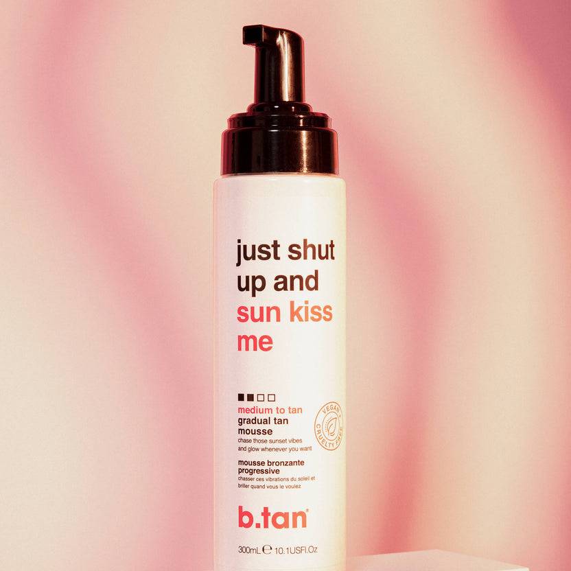 B.tan Just Shut Up & Sunkiss Me - Medium To Tan Everyday Glow Mousse (300ml)
