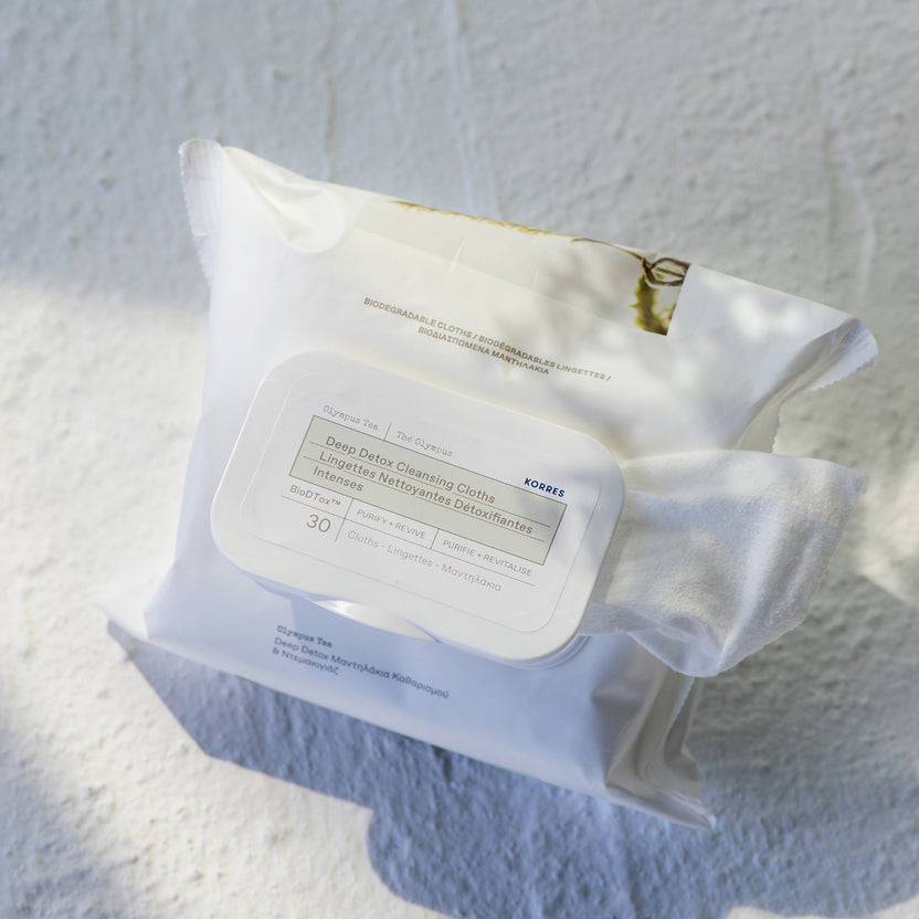 KORRES Olympus Tea Detox-Reinigungstücher