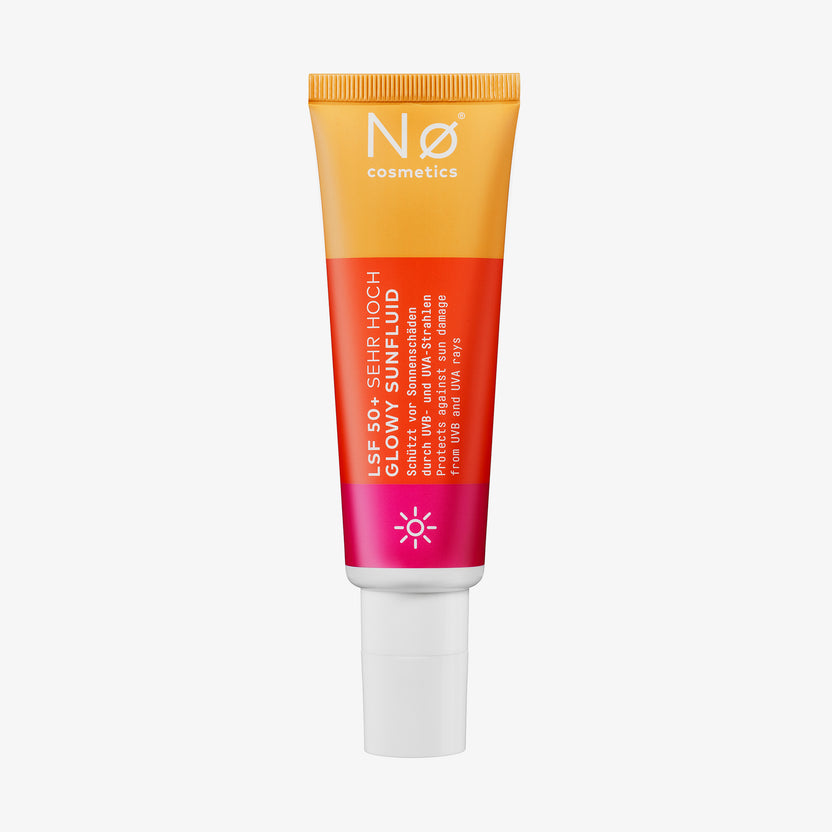 Nø Cosmetics luminous tøday LSF 50+ Glowy Sunfluid (50ml)