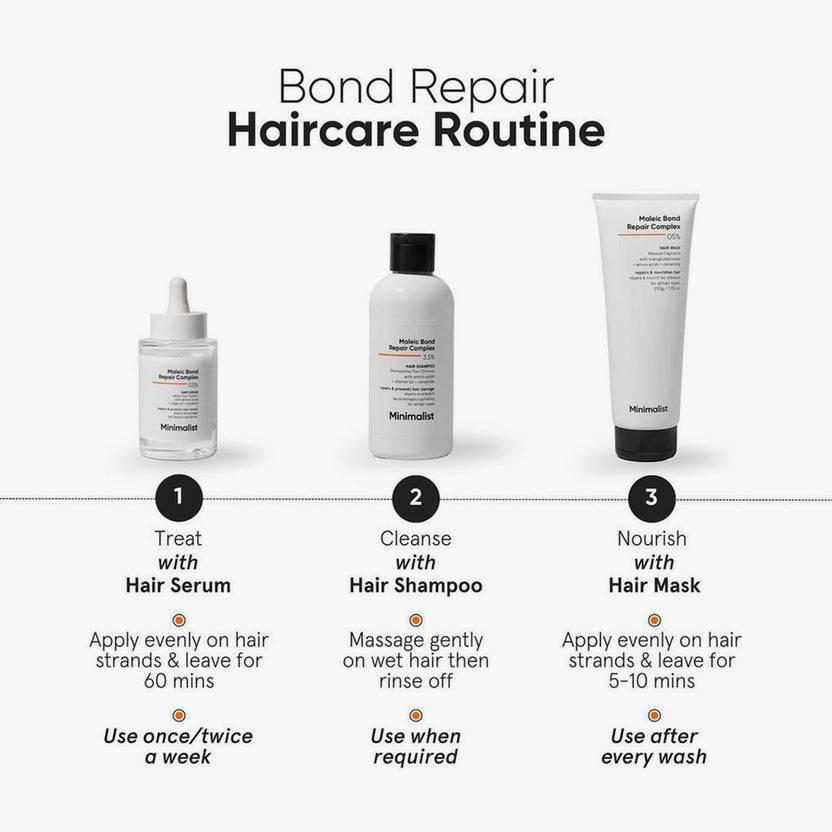 Minimalist Maleic Bond Repair Complex 3.5% Hair Shampoo (250ml)