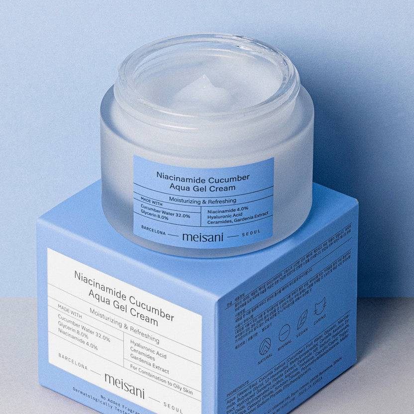 Meisani Niacinamide Cucumber Aqua Gel Cream (50ml)