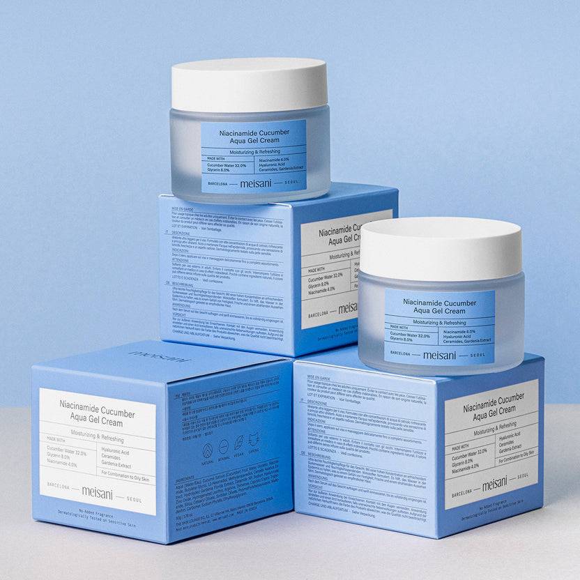 Meisani Niacinamide Cucumber Aqua Gel Cream (50ml)