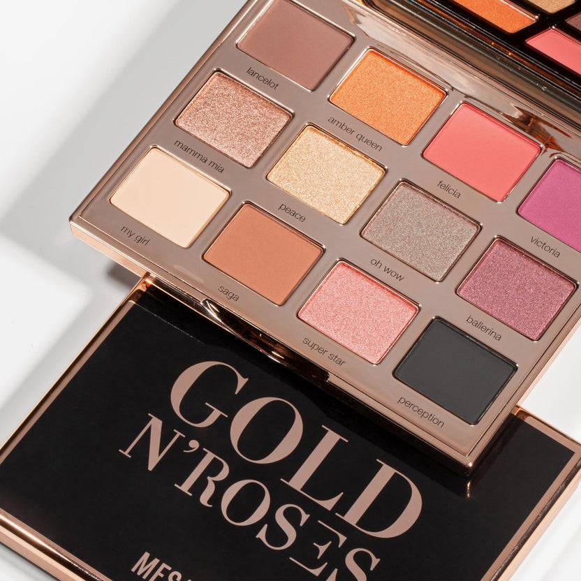Mesauda Milano Gold N' Roses Palette
