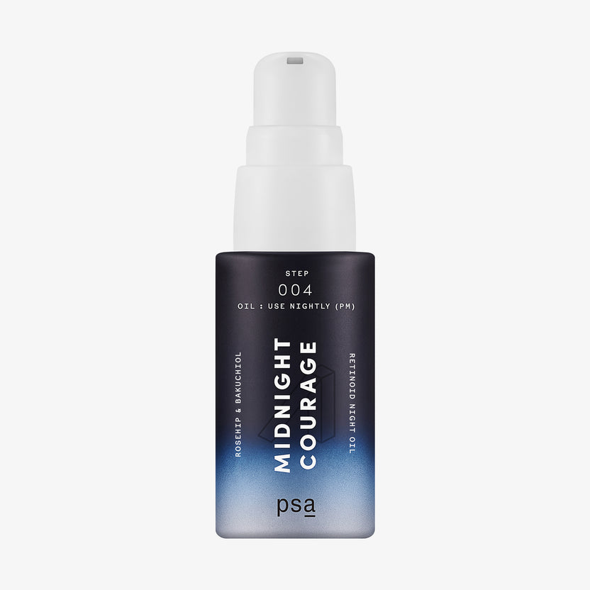 PSA MIDNIGHT COURAGE Rosehip & Bakuchiol Retinol Night Oil (15ml)