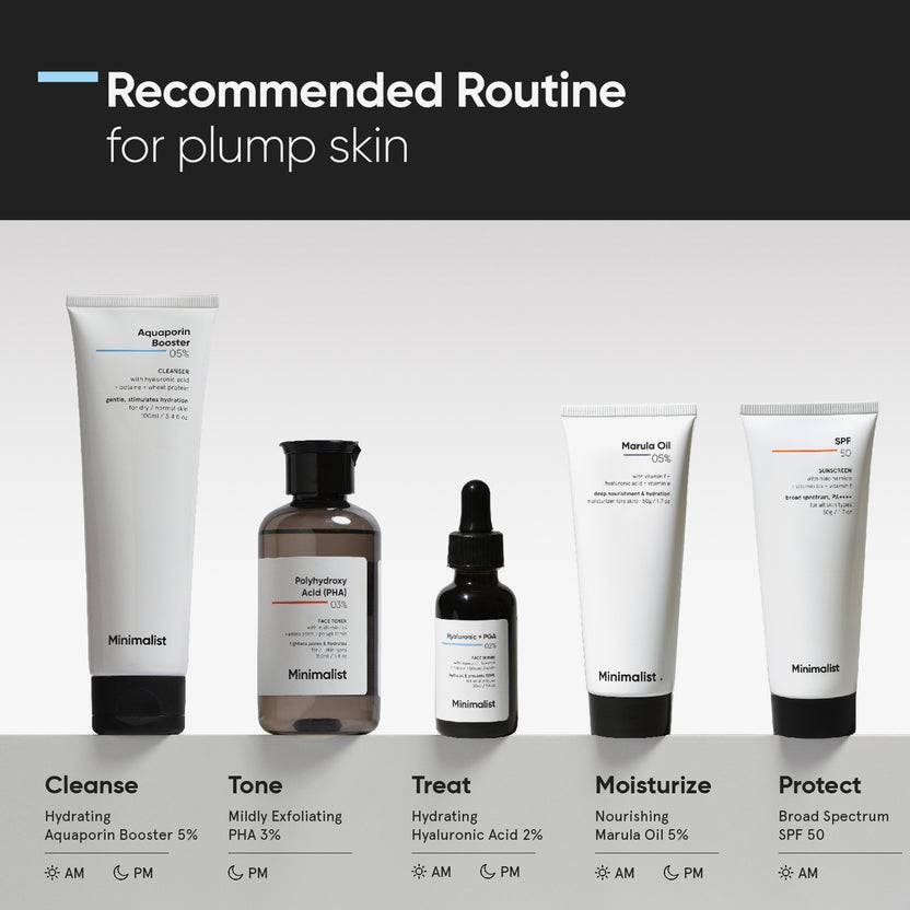 Minimalist Hyaluronic + PGA 02% Face Serum (30ml)