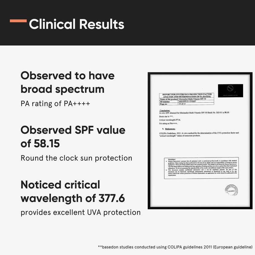 Minimalist SPF 50 Sunscreen (50g)