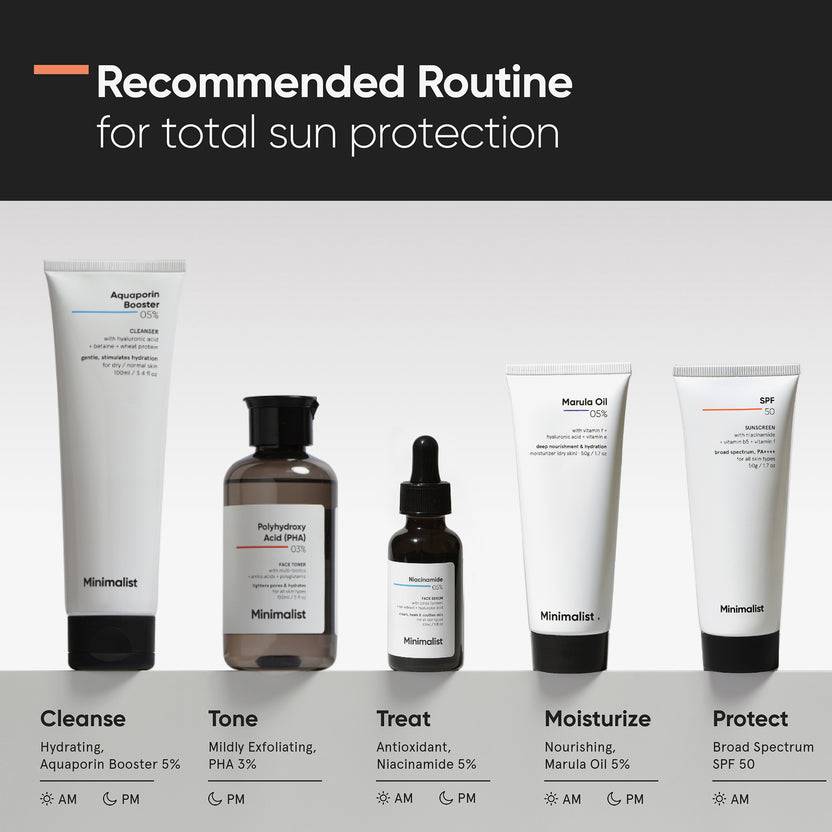 Minimalist SPF 50 Sunscreen (50g)