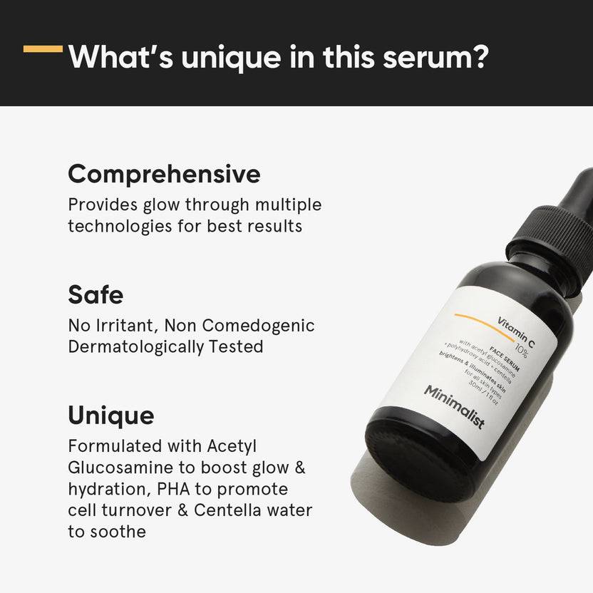 Minimalist Vitamin C 10% Face Serum (30ml)