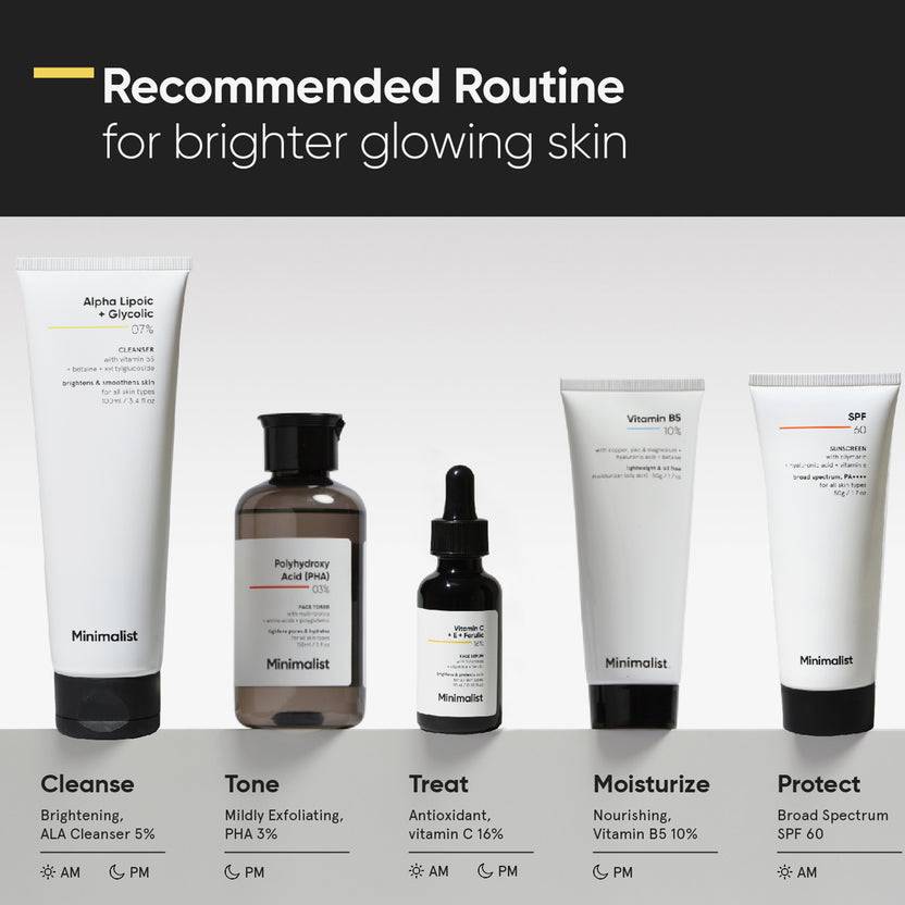 Minimalist Vitamin C + E + Ferulic 16% Face Serum (20ml)