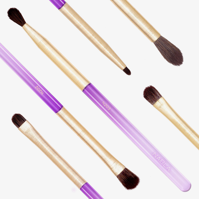 NABLA Cosmetics Amethyst Detail Brush Set