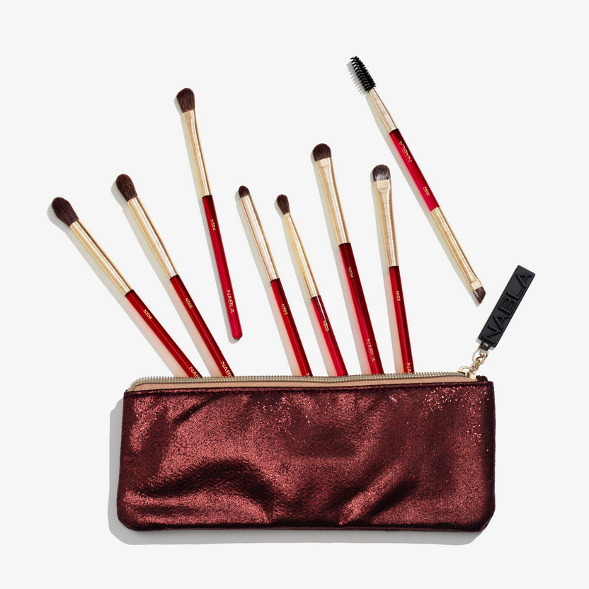 NABLA Cosmetics Ruby Complete Eye Brush Set