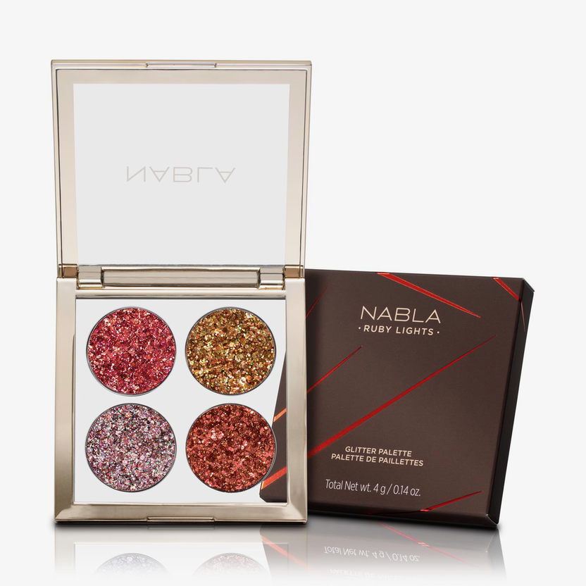 NABLA Cosmetics Ruby Lights Glitter Palette (4g)