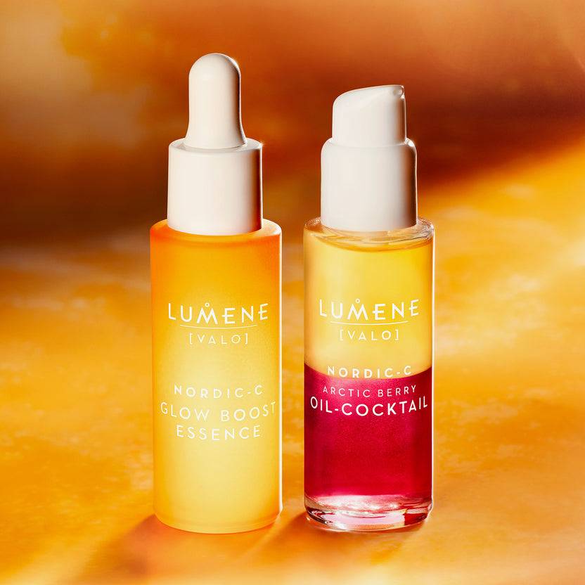 Lumene NORDIC-C [VALO] Essence + Oil-Cocktail Duo Set (60ml)